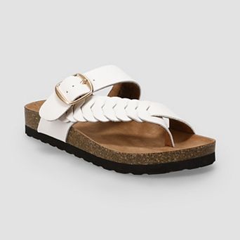 Sonoma Goods For Life® Little Kid Girls Tanzzia Braided Buckle Strap Sandals