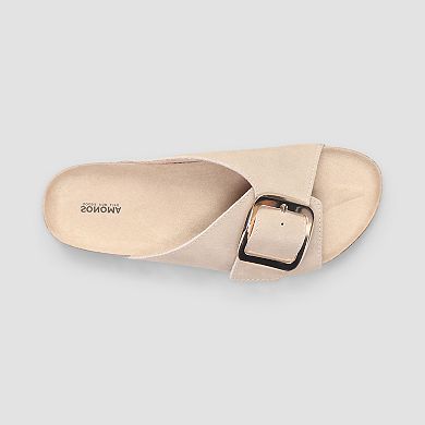 Sonoma Goods For Life Eclecttic Women's Single Band Footbed Slide Sandals