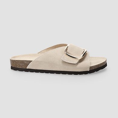 Sonoma Goods For Life Eclecttic Women's Single Band Footbed Slide Sandals