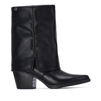 XTI Women's Foldover Booties 144716