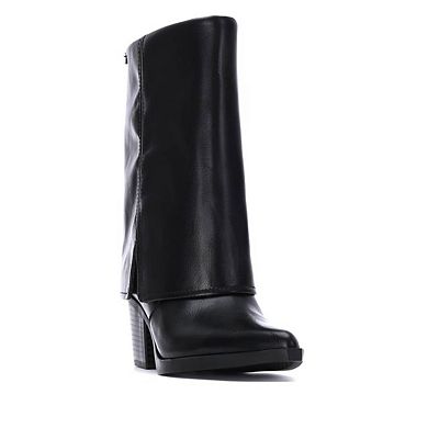 XTI Women's Foldover Booties 144716