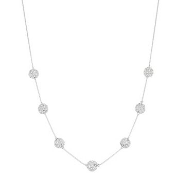 You're Invited Silver-Tone Social Front Necklace