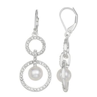 You're Invited Pearl Social Double Drop Earrings
