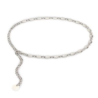 Women's Nine West Small Concho Link Chain Belt