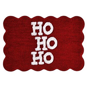 VCNY Home Ho Ho Ho Tufted Holiday Bath Rug