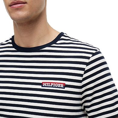 Men's Tommy Hilfiger Regular Fit Striped Americana Patch Embroidery T-Shirt