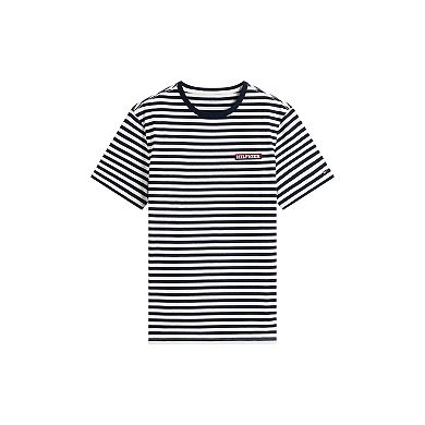 Men's Tommy Hilfiger Regular Fit Striped Americana Patch Embroidery T-Shirt