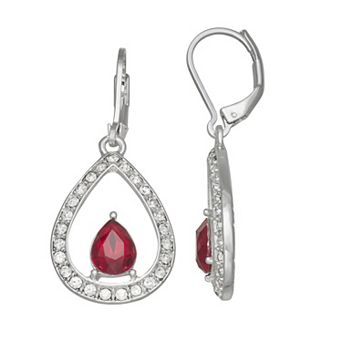 You're Invited Silver-Tone Drop Earrings