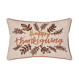 C&F Home Happy Thanksgiving Decorative Throw Pillow