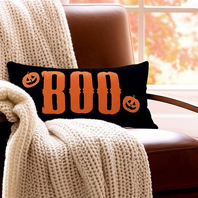 C&F Home Boo Pumpkin Halloween Decorative Throw Pillow
