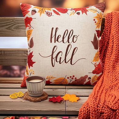 C&F Home Fall-Themed Hello Fall Throw Pillow