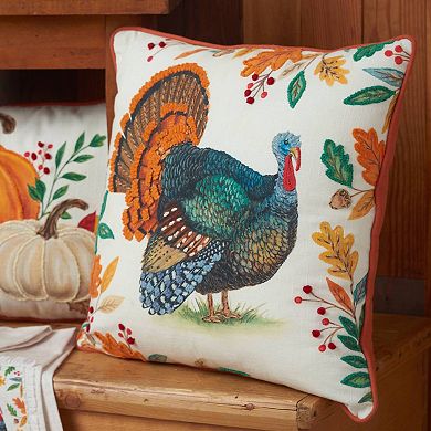 C&F Home Harvest Turkey Decorative Throw Pillow