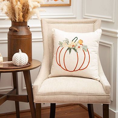 C&F Home Botanical Pumpkin Decorative Throw Pillow