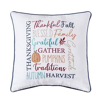 C&F Home Fall Sayings Thanksgiving Decorative Throw Pillow