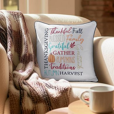 C&F Home Fall Sayings Thanksgiving Decorative Throw Pillow
