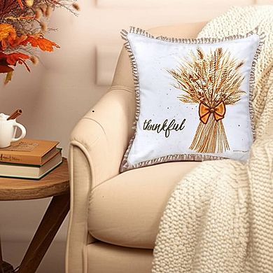 C&F Home Thankful Wheat Decorative Throw Pillow