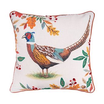 C&F Home Harvest Pheasant Thanksgiving Throw Pillow