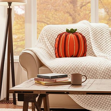 C&F Home Botanical Pumpkin Shaped Throw Pillow