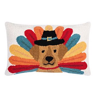 C&F Home Turkey Dog Thanksgiving Decorative Throw Pillow