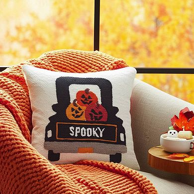 C&F Home Spooky Truck Halloween Decorative Throw Pillow