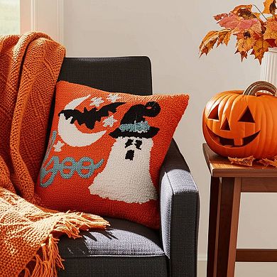 C&F Home Witch Ghost Halloween Decorative Throw Pillow