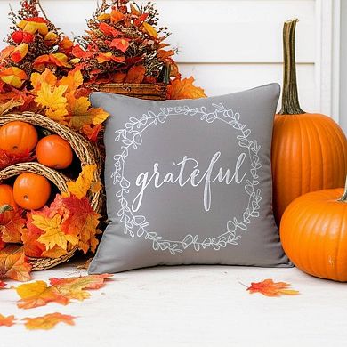C&F Home Grateful Wreath Decorative Throw Pillow