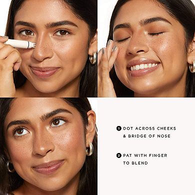 go with the faux freckle stamp