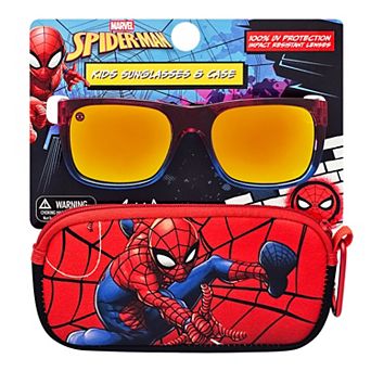 Kids Marvel Spider-Man 2 pc Sunglasses & Soft Carry Case