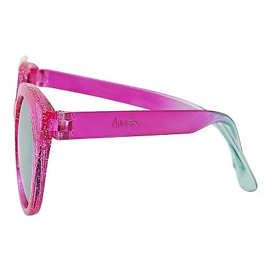 Kids Barbie Glitter Cat-Eye Sunglasses & Carry Case Set