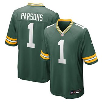Men's Nike Micah Parsons Green Green Bay Packers Game Player Jersey
