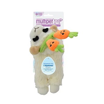 Multipet Lamb Chop & Carrot Headband Plush Pet Toy