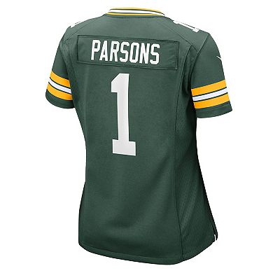 Women's Nike Micah Parsons Green Bay Packers Game Player Jersey