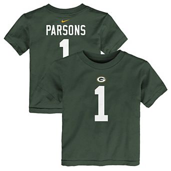 Toddler Nike Micah Parsons Green Green Bay Packers Name & Number T-Shirt