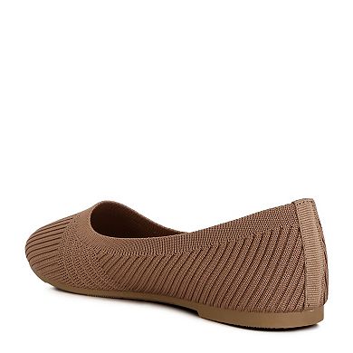London Rag Ammie Women's Solid Slip-On Ballet Flats