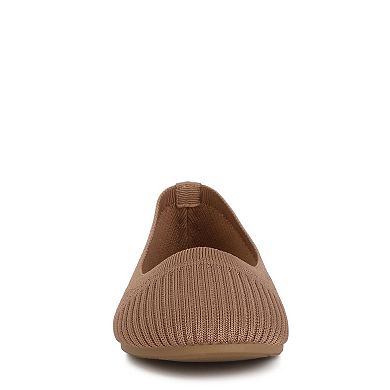 London Rag Ammie Women's Solid Slip-On Ballet Flats