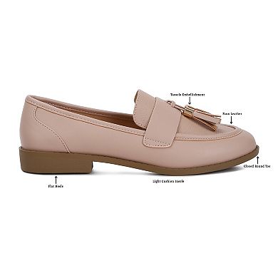London Rag Alibi Women's Tassel Detail Loafers