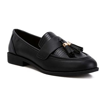 London Rag Alibi Women's Tassel Detail Loafers