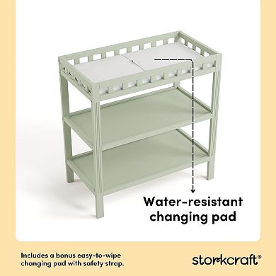 Storkcraft Morningside 2-Shelf Changing Table