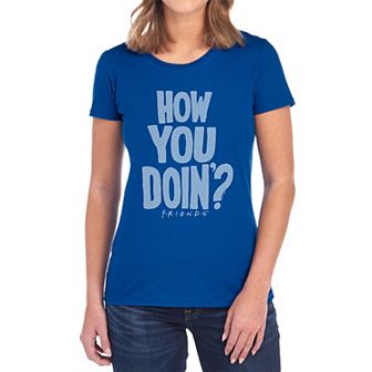 Juniors' Friends How You Doin' Graphic Tee