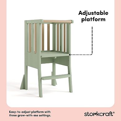 Storkcraft Montessori Foldable Step Stool with Stability Wings