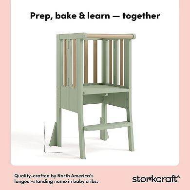 Storkcraft Montessori Foldable Step Stool with Stability Wings