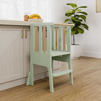 Storkcraft Montessori Foldable Step Stool with Stability Wings