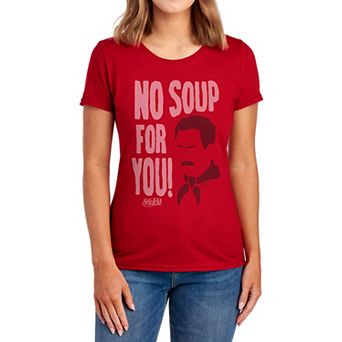 Juniors' Seinfeld No Soup For You! Graphic Tee