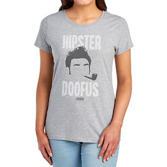 Juniors' Seinfeld Hipster Doofus Graphic Tee