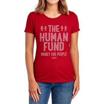 Juniors' Seinfeld The Human Fund Graphic Tee