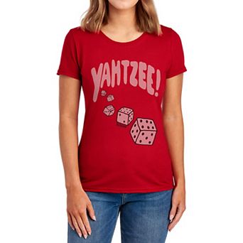 Juniors' Hasbro Yahtzee! Graphic Tee