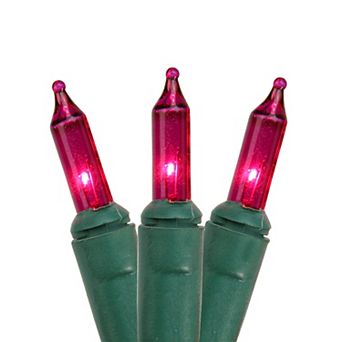 Hofert 35.75-ft. 140 ct Mini Pink Christmas Light Set