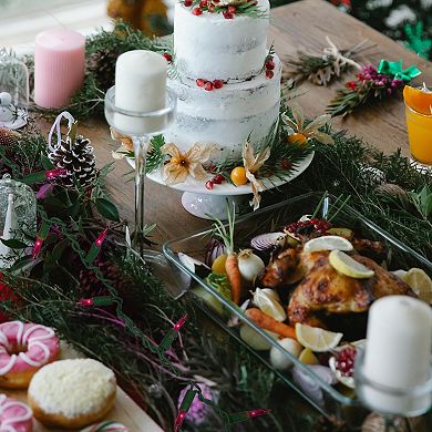 Hofert 35.75-ft. 140-ct. Mini Pink Christmas Light Set