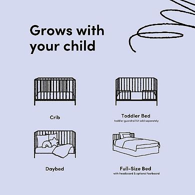 Storkcraft Morningside 5-in-1 Convertible Crib