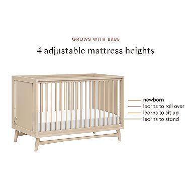 Babyletto Peggy 3-in-1 Convertible Crib with Toddler Bed Conversion Kit